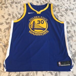 Stephen Curry Warriors Nike Authentic NBA Jersey